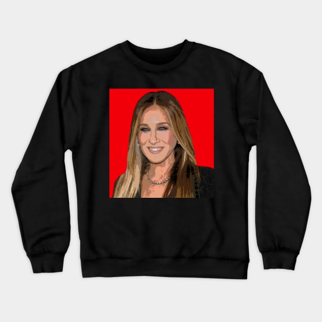 sarah jessica parker Crewneck Sweatshirt by oryan80